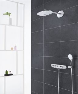 Sprchový termostatický systém Grohe SmartControl, nástenný/montovaný, mesačne biely 26443LS0 - galéria #1