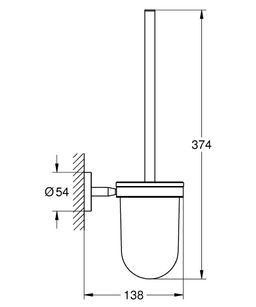 Grohe BauCosmopolitan WC súprava 40463001 - galéria #1