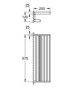Držiak na uteráky Grohe Selection Cube G40804000 - galéria #1
