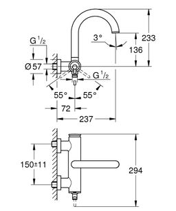 Grohe Atrio Vanová baterie, Supersteel 32652DC3 - galéria #1