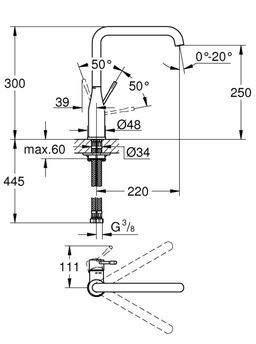 Grohe Essence Nová drezová batéria, teplý západ slnka 30269DA0 - galéria #1