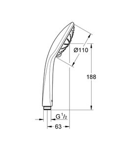 Ručná sprcha Grohe Euphoria 26513000 - galéria #1
