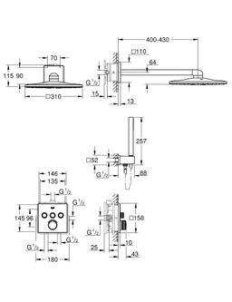 Sprchový systém Grohe SmartControl 34712000 - galéria #1