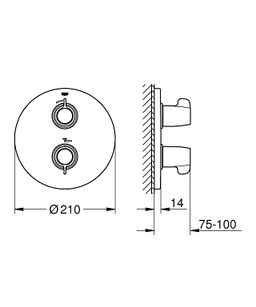Grohe Grohtherm Špeciálna termostatická sprchová batéria 29094000 - galéria #1