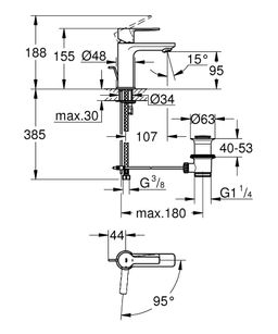 Umývadlová batéria Grohe Lineare 23790001 - galéria #1