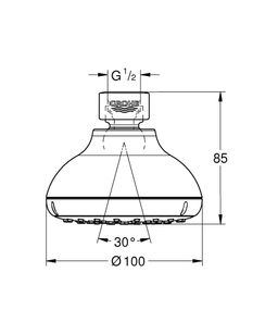 Sprchová hlavica Grohe Tempesta New Classic 26050001 - galéria #1
