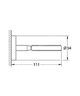 GROHE BauCosmopolitan Sklenený držiak na mydlo 40585001 - galéria #1