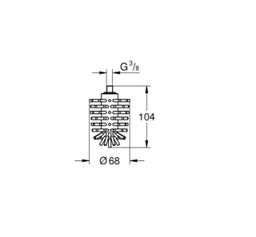 Grohe Selection Cube Náhradná hlavica pre WC kefu, 40870000 - galéria #1