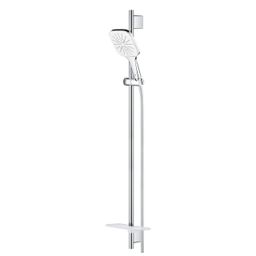 Sprchový set Grohe SmartActive 130 Cube so sprchovou tyčou, Moon White 26586LS0 - galéria #1