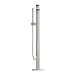Grohe Eurocube voľne stojaca vaňová batéria so súpravou, Supersteel 23672DC1 - galéria #2