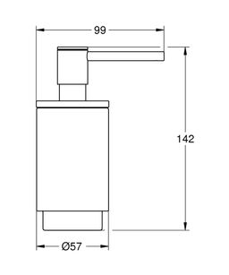 Grohe Selection Dávkovač tekutého mydla 120 ml, Supersteel 41028DC0 - galéria #2