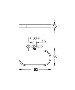 Grohe Selection Držiak toaletného papiera, lesk Cool Sunrise 41068GL0 - galéria #2