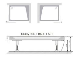 Ravak Gigant Pro Set Panel 100x80 cm, ľavý, XA83AL01010 - galéria #1