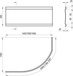 Ravak Rosa I Panel 150 cm, CZJ1000A00 - galéria #1