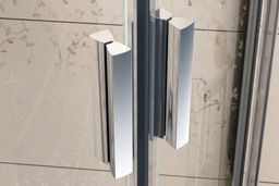 Ravak Blix Sprchové dvere 140 cm transparentné/jasné alu BLDP4-140 0YVM0C00Z1 - galéria #2