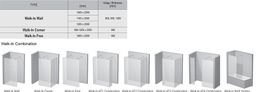 Ravak Sprchový kút Walk-In-Wall 110 cm, transparentný/lesklý hliník GW9WD0C00Z1 - galéria #1