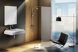 Ravak Zástena Walk-In 80 cm, číre sklo/ALU lesk GW9W40C00Z1 - galéria #1
