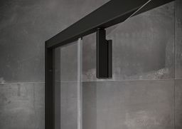 Ravak Nexty Sprchový kút 90 cm, štvrťkruhový, čierny+transparentný NSKK3-90 3O677300Z1 - galéria #1