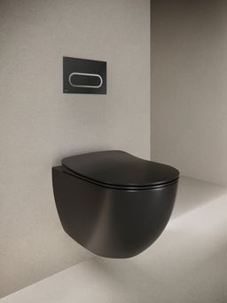 Ravak Chrómové závesné WC Uni, čierne X01794 WC - galéria #1