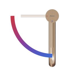 Ravak Espirit Vysoká umývadlová batéria BeCool, Rose Gold Brushed ES015.61RGB X070408 - galéria #2