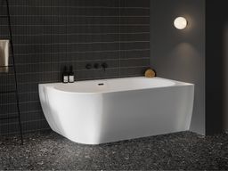 Ravak Rohová vaňa Freedom pravá, 170x80, biela, čierny prepad a odtok XC00100042 - galéria #3