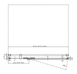 Ravak Sprchové dvere Cool, 110 cm, transparentné+chróm COSD2-110 X0VVDCA00Z1 - galéria #3