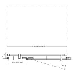 Ravak Sprchové dvere Cool, 120 cm, transparentné/chróm COSD2-120 X0VVGCA00Z1 - galéria #3