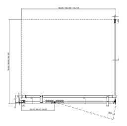 Ravak Chladná bočná stena, 90 cm, chróm+priehľadná COPS-90 X9VV70A00Z1 - galéria #1