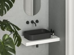 Ravak Ceramic Slim R Umývadlo 55 cm, čierna matná XJX0D155001 - galéria #3