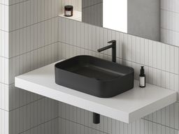 Ravak Ceramic Slim R Umývadlo 55 cm, čierna matná XJX0D155001 - galéria #1