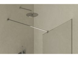 Ravak Vzduchová clona Walk-In 100x200 cm, chróm/transparent Wall-100 GW9WA0C00Z1C - galéria #1