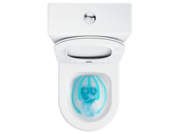 Ravak Súprava WC misy Optima RimOff Combi so splachovadlom a sedadlom, biela X01870 - galéria #3