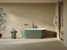 Ravak Freedom O Tec Vana volně stojící 170x77 cm, Grey Green/bílá CD11200000 - galéria #2