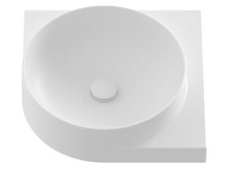 Ravak Yard Umyvadlo 45 cm bez otvoru pro baterii, bílá matná XJX0E045000 - galéria #1