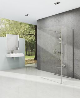 Ravak Walk-In Corner Sprchová stena 120 x 90 cm, transparent /chróm Corner-Set-120x90 GW1CG7C0SZ1 - galéria #3
