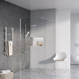 Ravak Walk-In Wall Sprchová stena 110 cm, transparent/chróm Wall Set-110 GW9WD0C0SZ1 - galéria #1