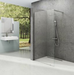Ravak Walk-In Wall Sprchová stena 130 cm, transparent/chróm Wall Set-130 GW9WJ0C0SZ1 - galéria #2