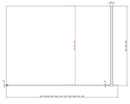 Ravak Walk-In Wall Sprchová stena 160 cm, transparent/chróm Wall Set-160 GW9WS0C0SZ1 - galéria #6