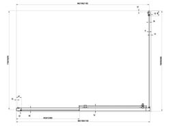 Ravak Blix II Bočná stena 100 cm, Transparent, biela matná 9BMA0C00Z1 NBLPS-100 - galéria #2