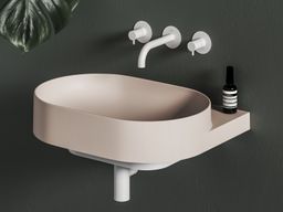 Ravak Yard Umývadlo 60 cm bez otvoru pre batériu, alabastrovoružová XJX0G060000 - galéria #4
