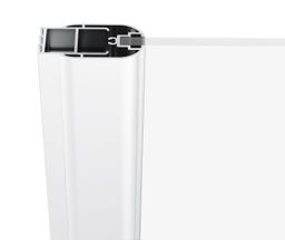 Ravak Chrome Sprchové dvere 100 Transparent, biela matná 0QVACE0LZ1 CSDL2-100 - galéria #2