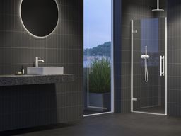 Ravak Cool Sprchové dvere, 90 cm, transparentné/biele matné COSD1-90 X0VV70E00Z1 - galéria #1