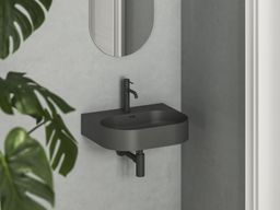 Ravak Ceramic Slim Wall O Umývadlo 55 x 45 cm, antracit XJX03155002 - galéria #1