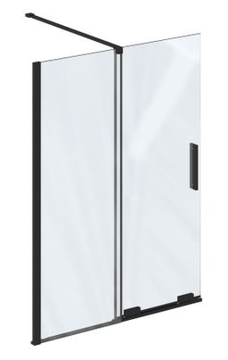 Ravak Roll Vaňová zástena 100 cm, transparentná/čierna X786A0300Z1 - galéria #2