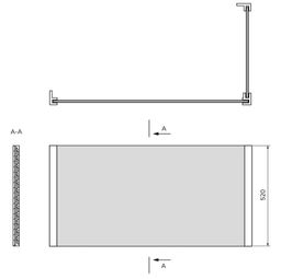 Polysan Universal Rohový panel, 170 × 70 × 52 cm, L/R 30237 - galéria #4
