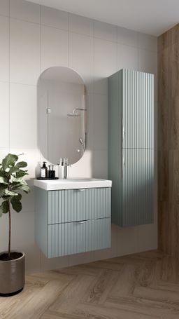 Cersanit Tirso Skrinka s umývadlom 60 cm, fjord mat S801-544 - galéria #2