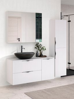 Cersanit Tirso Skrinka s umývadlom 80 cm, biela matná S801-547 - galéria #3
