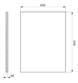 Cersanit Moduo Doska pod umývadlo, 60 cm, dub hikora S590-122 - galéria #2