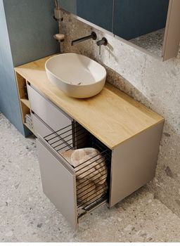 Cersanit Moduo Doska pod umývadlo, 80 cm, dub hikora S590-123 - galéria #1