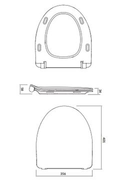 Cersanit Parva WC sedátko Slim SoftClose K98-0136 - galéria #4